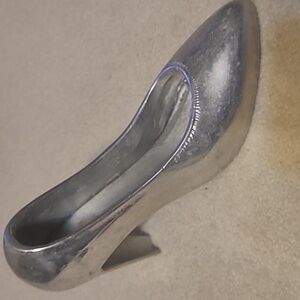 Lunares San Francisco Brand Hand Crafted High Heel in Cast Aluminum